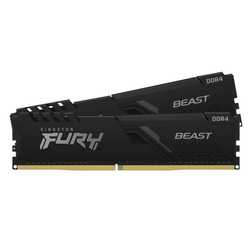 Memoria RAM DDR4 16GB 3600MHz Kingston Fury Beast, Kit 2x8GB Negro KF436C17BBK2/16 /MAX. 1 X CLIENTE