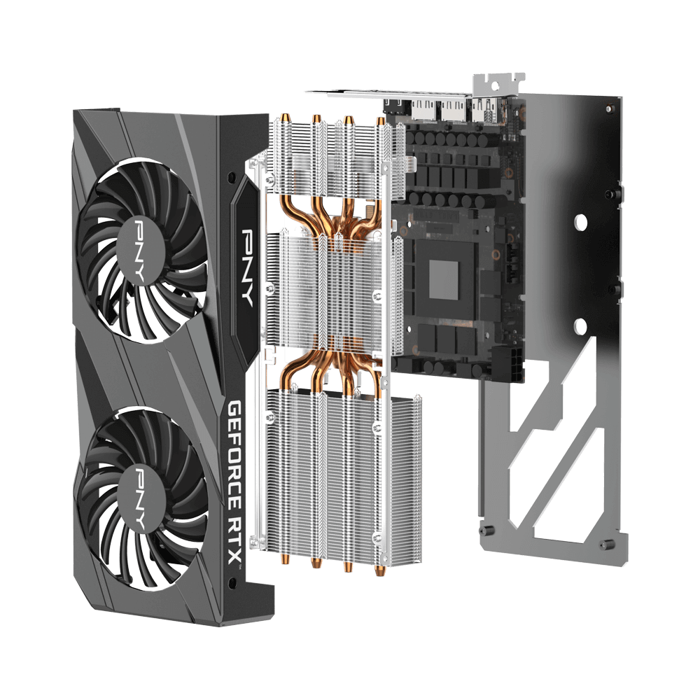 Tarjeta de video NVIDIA GeForce RTX 3060Ti 8GB, PNY Vero Dual Fan, LHR, 8GB 256-bit, GDDR6, PCI Express 4.0, VCG3060T8LDFBPB1 - Image 4