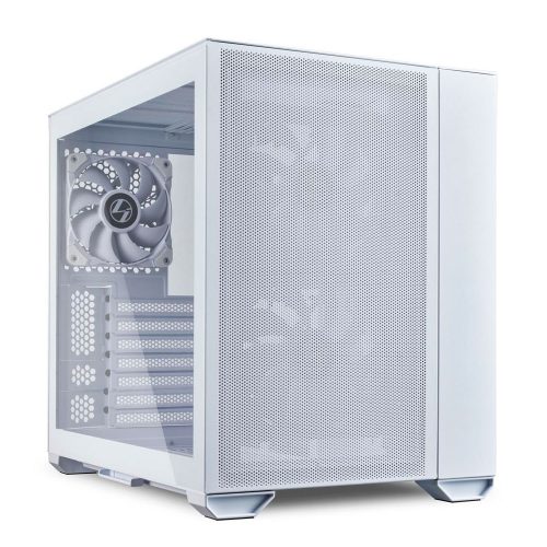 Gabinete Lian Li 011 AIR MINI WHITE, ATX, Cristal Templado, O11AMW