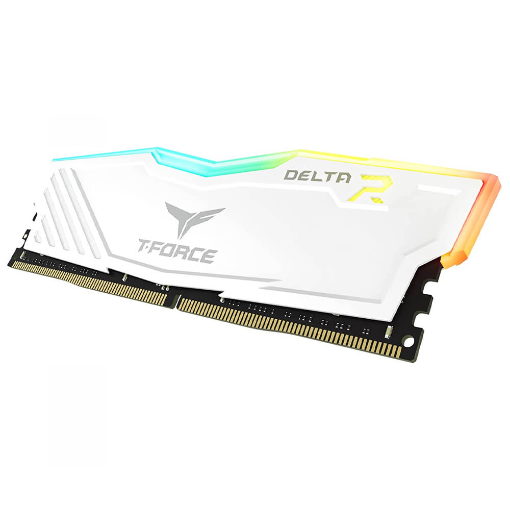 Kit Memoria RAM Team Group T-Force Delta RGB White DDR4, 3200MHz, 32GB (2 x 16GB) Non-ECC, CL16, XMP, TF4D432G3200HC16FDC01 /MAX. 1 X CLIENTE - Image 2