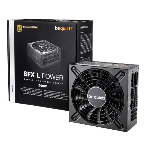 Fuente de poder Certificacion 80+ Gold Be Quiet! SFX L POWER 500W - BN638