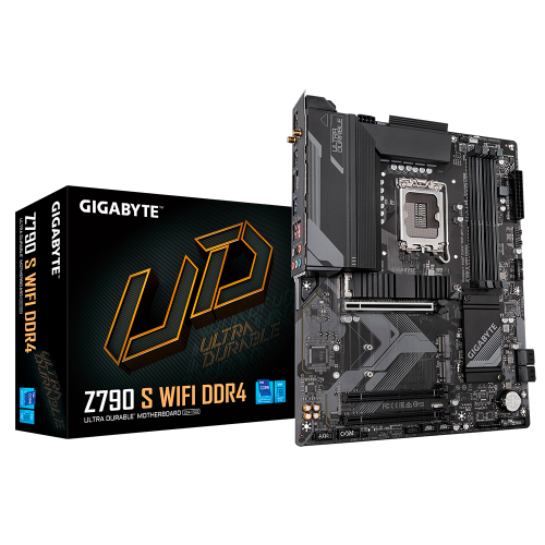 Tarjeta Madre GIGABYTE Z790 S WIFI DDR4, ATX, LGA1700, Triple M.2, PCIe 4.0, USB 3.2 Gen2 Tipo-C, LAN de 2.5GbE, Multi-Key, Z790 S WIFI DDR4
