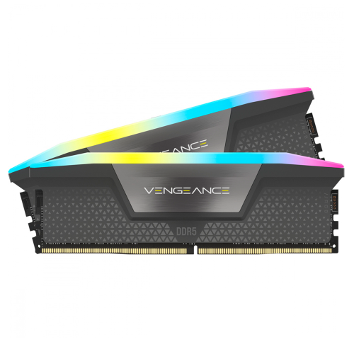 Memoria RAM Corsair Vengeance RGB DDR5, 5600MHz, 64GB (2x32GB), CL40, Gris, CMH64GX5M2B5600Z40K /MAX. 1 X CLIENTE