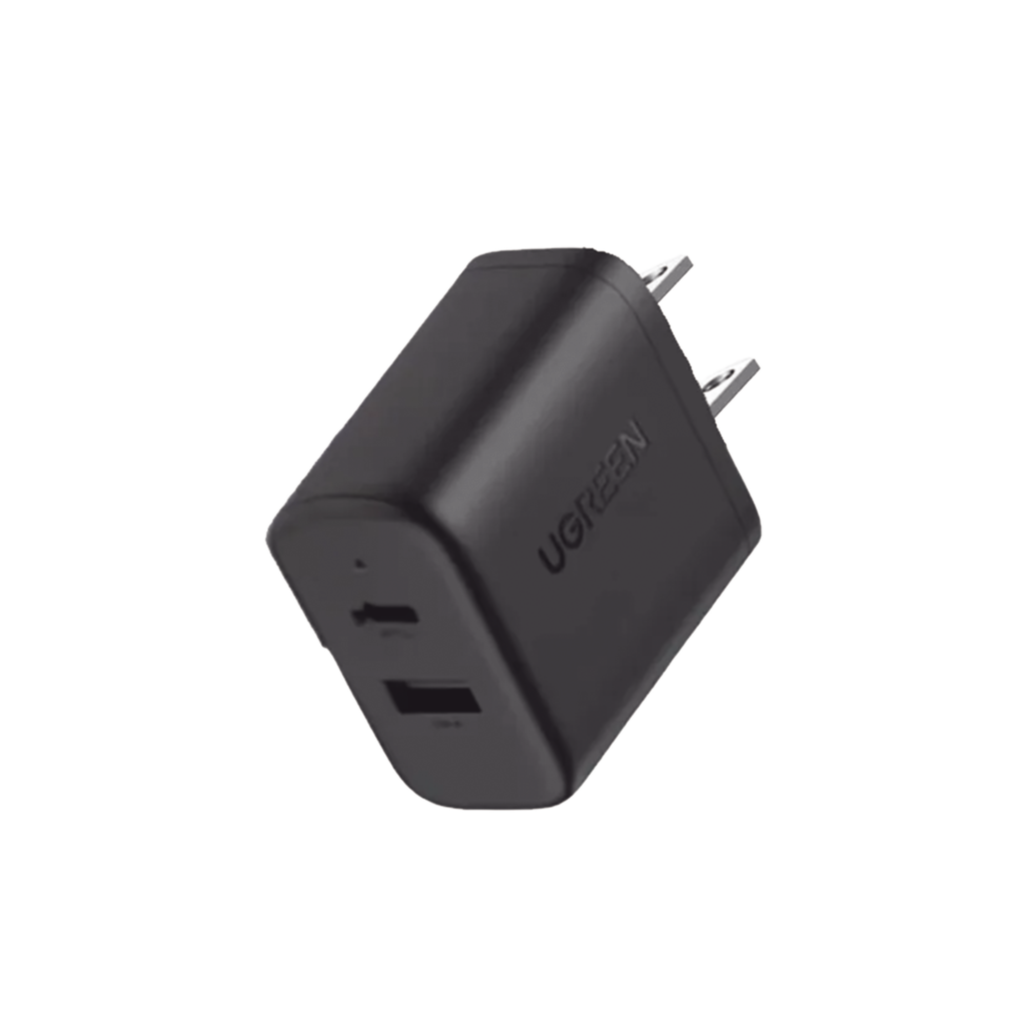 UGREEN 45303 Cargador Rápido de 2 Puertos 20W Negro