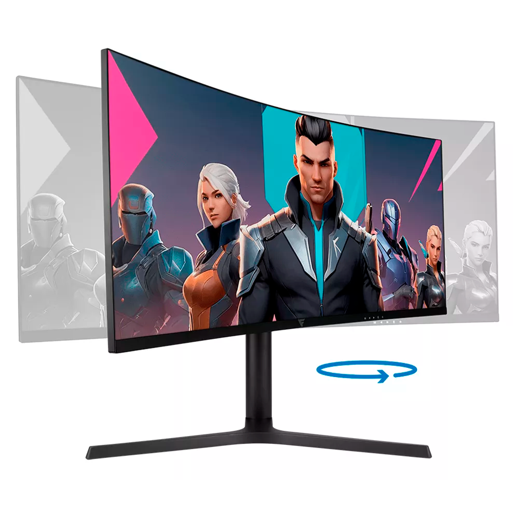 Monitor Gamer Game Factor MG802, LED, 34”, 3440x1440 Ultra WQHD, Curvo, 180Hz, 1ms, Freesync, Low Blue Light, MG802 - Image 2
