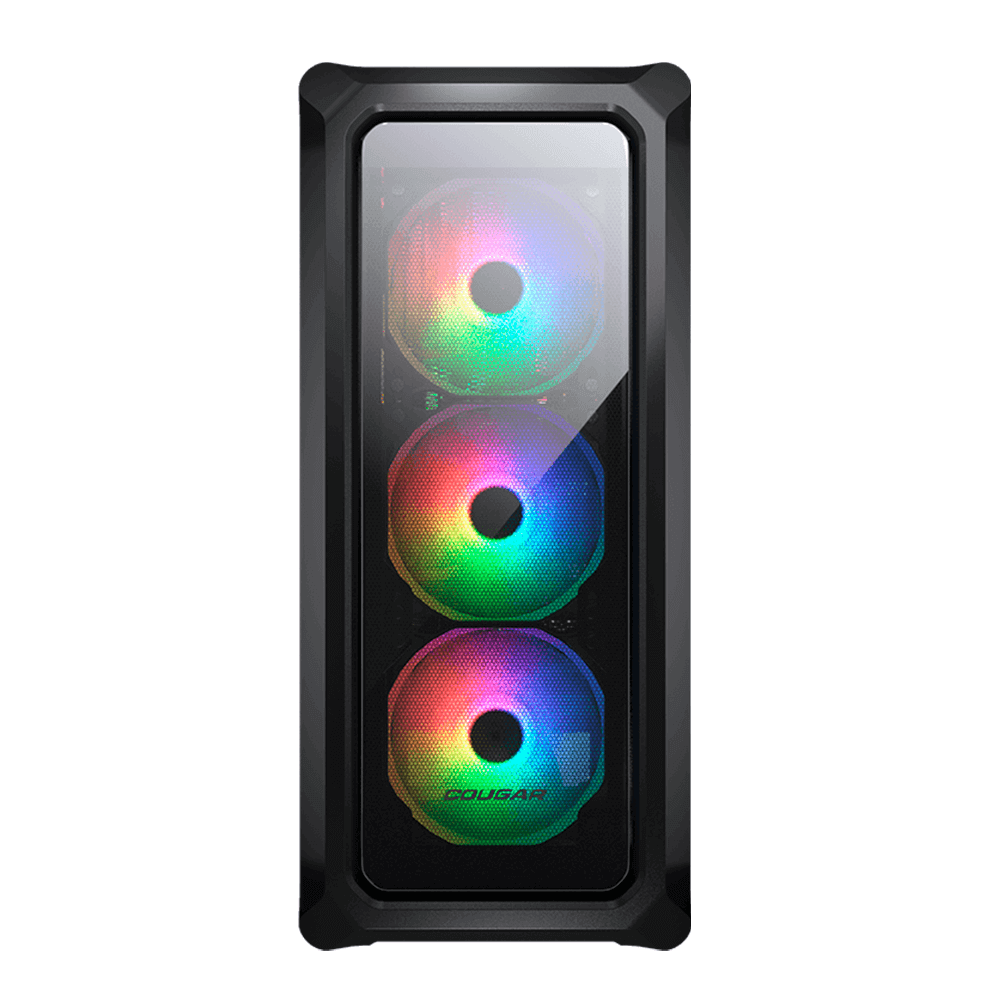 Gabinete Cougar Archon 2 RGB, Negro, ARGB, Mid Tower Case, Cristal Templado, 3 Ventiladores, 385CC50.0003 - Image 2