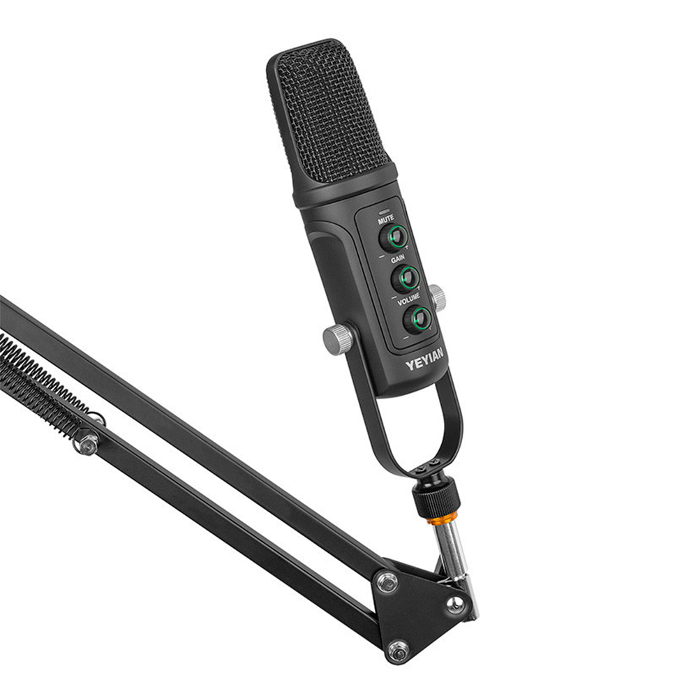 Kit de Microfono para Streaming Yeyian Agile NL, USB, Negro, incluye Soporte de Brazo, Soporte U de Escritorio, Filtro, Abrazadera y Cable USB, YSA-UCHQ-01 - Image 2