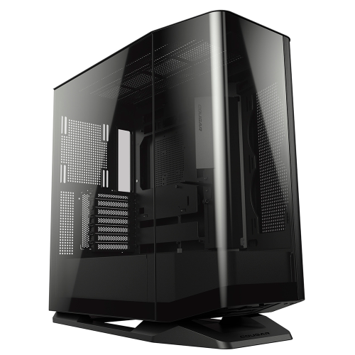 Gabinete Cougar FV270, MidTower E-ATX, Ventiladores ARGB PWM Integrados, Prisma de Luz, Protector de Filtro, Soporte Sin Herramientas, Negro, 3858M60.0001