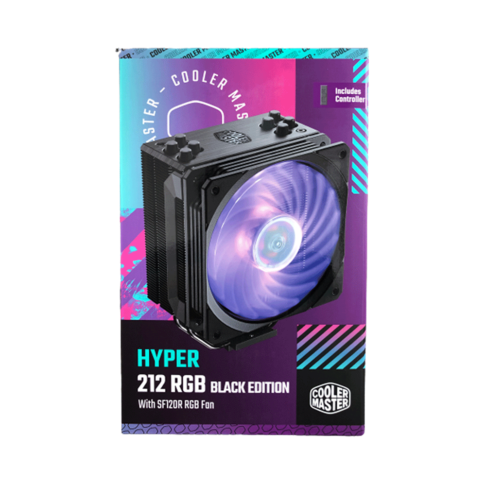 Disipador para CPU Disipador y Ventilador para Procesador Cooler Master Hyper 212 RGB Black Edition With LGA1700 - 120mm X1 Intel y AMD, RR-212S-20PC-R2 - Image 2
