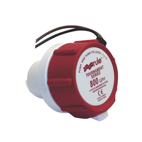 RULE 46DR Bomba de reemplazo para serie Tournament de 800 galones por hora, a 12 Volts de corriente directa.