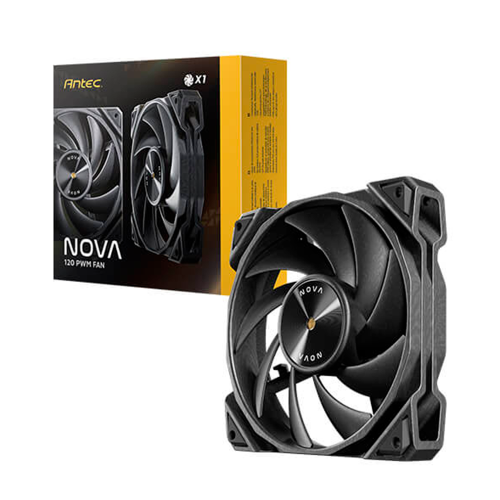 Ventilador Antec Nova 120, 120mm, 3000RPM, Negro, NOVA 120