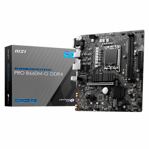 Tarjeta Madre MSI PRO B660M-G DDR4, Socket LGA1700 Intel B660 Micro ATX, DDR4, Intel Core 12th Generación