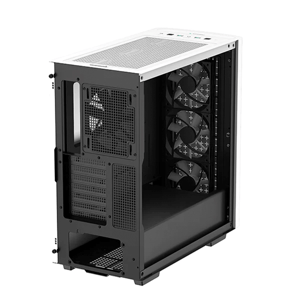 Gabinete Gamer DeepCool CK560, Cristal Templado, RGB, Midi-Tower, Mini-ITX/Micro-ATX/ATX/E-ATX, USB 3.0, Sin Fuente, Blanco, R-CK560-WHAAE4-G-1 - Image 2