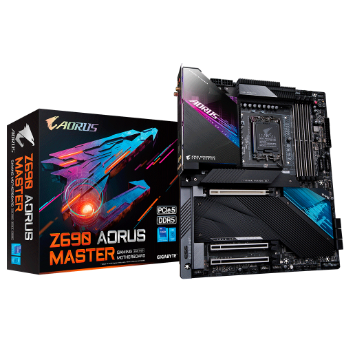 Tarjeta Madre Gigabyte Z690 AORUS MASTER, DDR5, Socket Intel LGA1700 Intel Z690 ATX