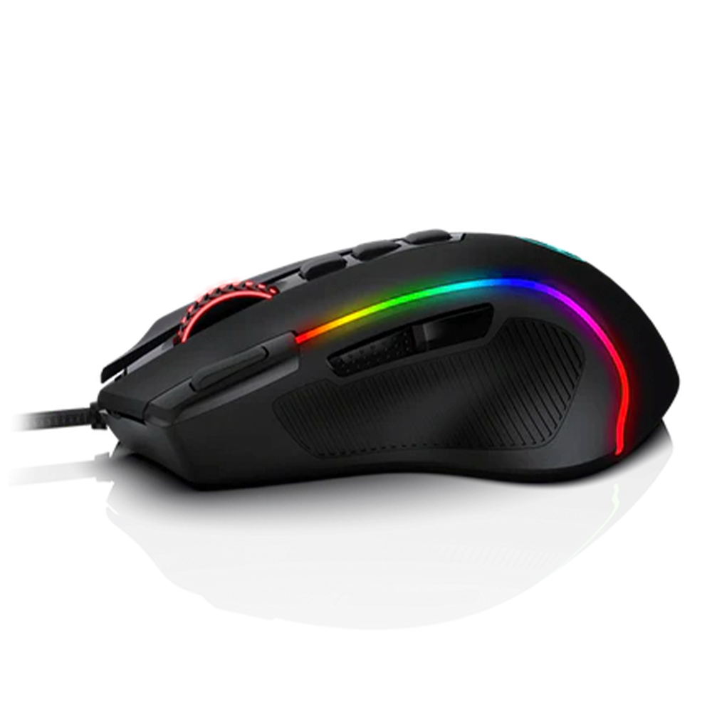 Mouse Gamer Redragon Predator M612 RGB, Alámbrico, Negro, 5 modos de Retroiluminación, M612-RGB/ NAVIDAD - Image 3