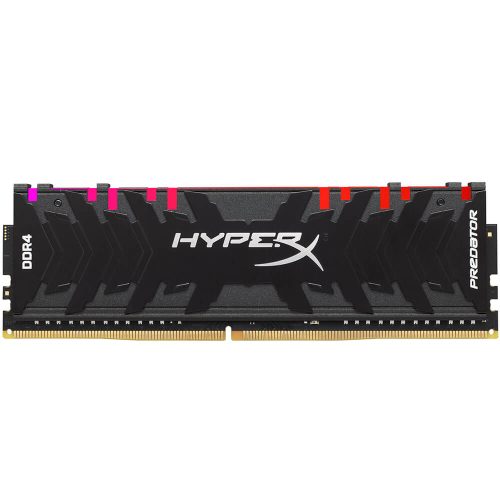 Memoria RAM DDR4 8GB 3600MHz Kingston HyperX Predator RGB 1 Modulo Negro, HX436C17PB3A/8 /MAX. 1 X CLIENTE