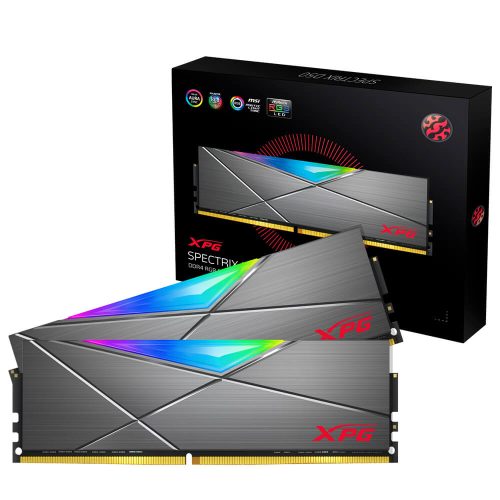 Memoria RAM DDR4 32GB 3200MHz XPG Spectrix D50 RGB, Aura Sync, 2X16GB, AX4U320016G16A-DT50 /MAX. 1 X CLIENTE