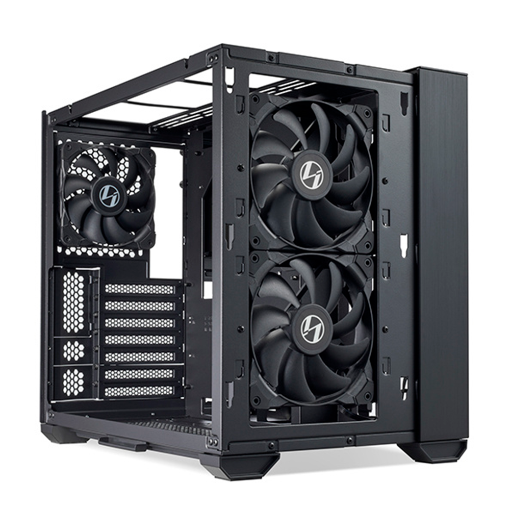 Gabinete Lian Li O11 Air Mini, E-ATX/ATX/Micro-ATX/Mini ITX, Cristal Templado, USB 3.0, Sin Fuente, Negro, O11AMX - Image 3