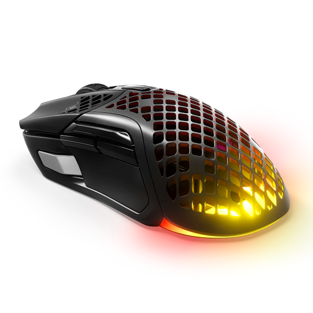 Mouse Gamer SteelSeries Aerox 5 Wireless, Inlámbrico, Sensor SteelSeries TrueMove Air, Óptico, Diseño Ergonómico, 62406/ SS%OFF, INCLUYE MOUSEPAD STEELSERIES DE REGALO, NAVSTEEL - Image 4