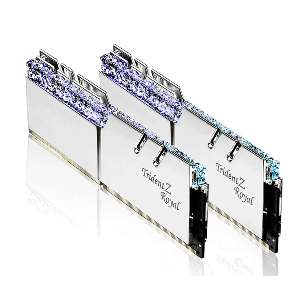 Memoria RAM de Lujo 32GB DDR4 GSkill Trident Z Royal, RGB, 4000Mhz Kit 2x16GB, F4-4000C18D-32GTRS /MAX. 1 X CLIENTE