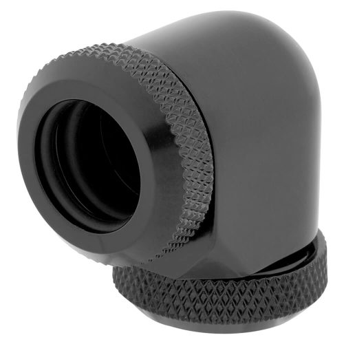Fitting 12mm de 90° Corsair Hydro X Series XF Hardline, Pack de 2 unidades, Negro, CX-9052022-WW