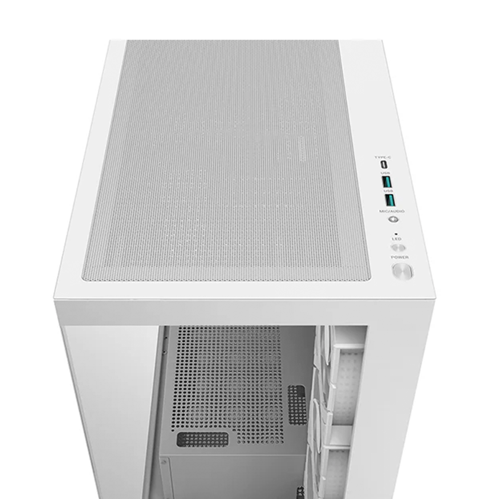 Gabinete DeepCool CG580 4F, Midi-Tower, ATX/Micro-ATX/Mini-ITX, USB 3.0, Sin Fuente, 4 Ventiladores Instalados, Blanco, R-CG5802-WHADA4-G-1 - Image 4