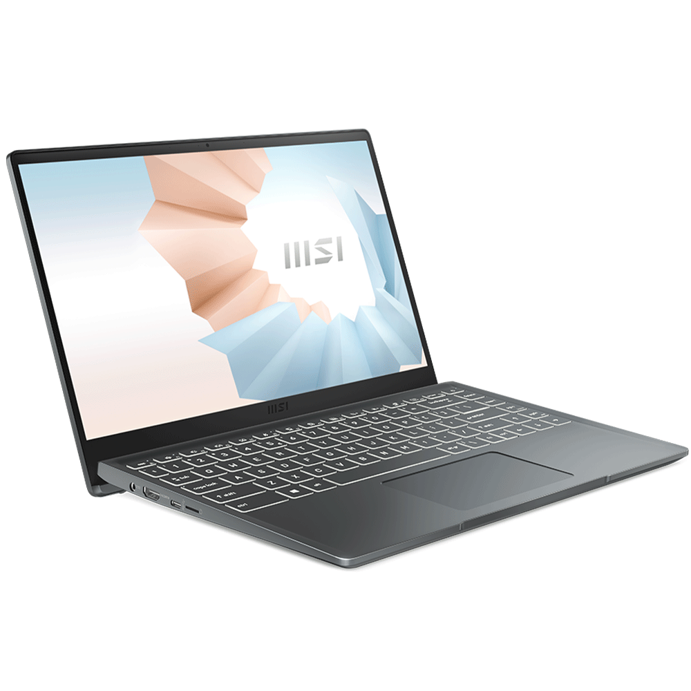 Laptop MSI, i5-10210U, Intel UHD Graphics, 8GB RAM DDR4, 128GB SSD M.2, 14" FHD, Windows 10 Pro/ MODERN 14 B10MW-640