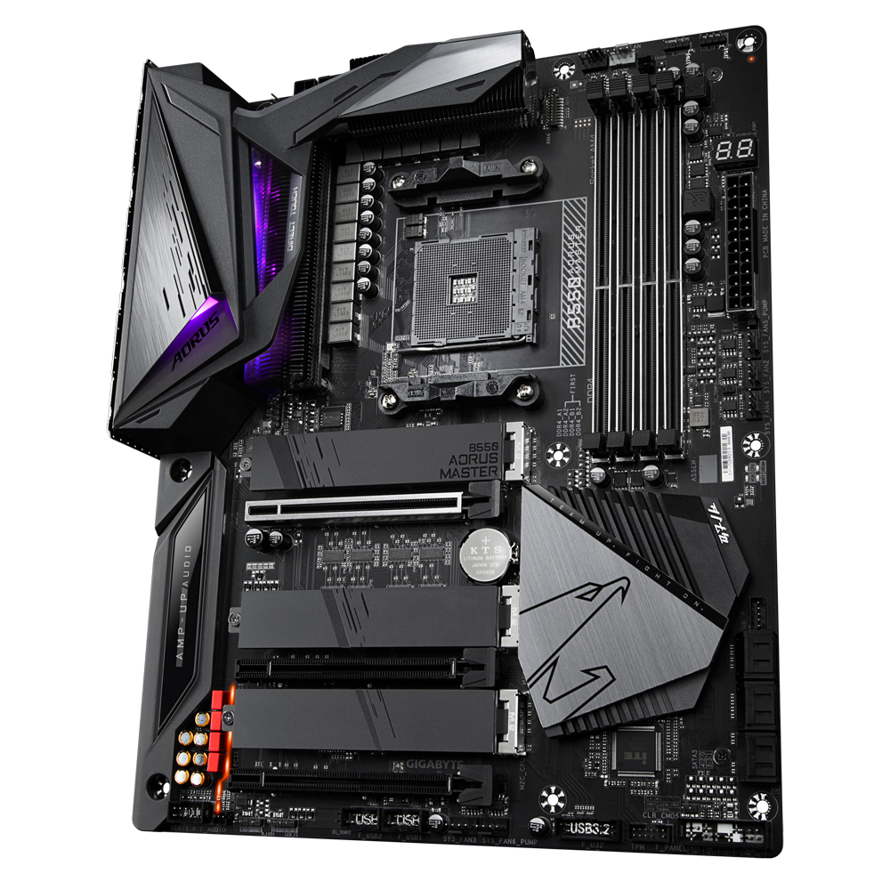 Tarjeta Madre Gigabyte B550 AORUS MASTER, AM4, AMD RYZEN 3000 SERIES, ATX - Image 4