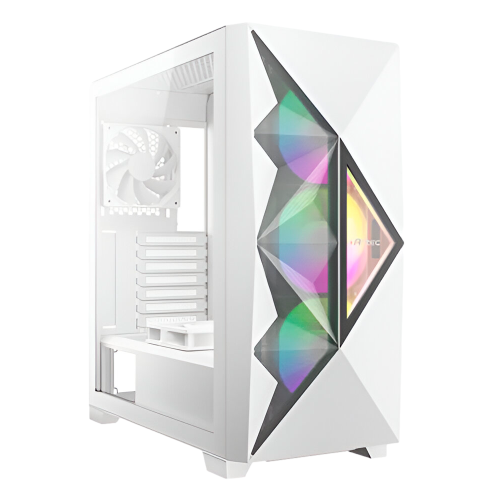 Gabinete Antec DF800 Flux, Con Ventana Lateral, Midi-Tower, ATX/Mini-ITX/Micro-ATX, USB 3.0, Sin Fuente, 5 Ventiladores Instalados, Blanco, DF800 FLUX WHITE
