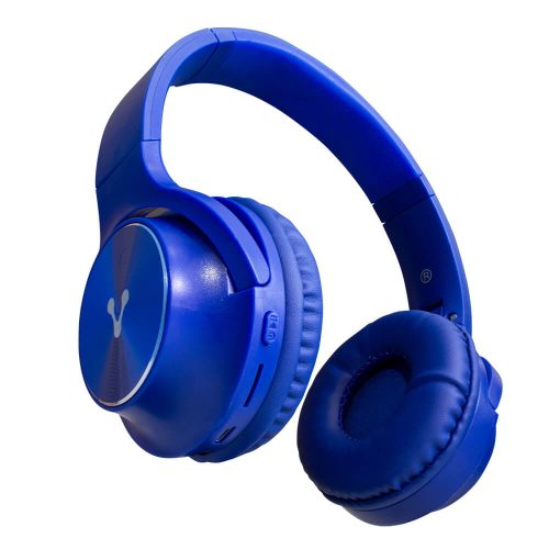 Diadema Bluetooth Vorago HPB-200, Manos Libres, Control de Música, Plegable, Azul, HPB-200-BL 