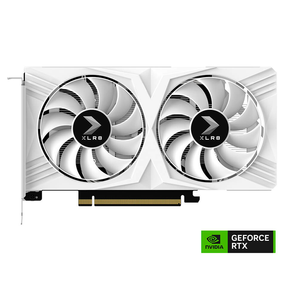 Tarjeta de Video PNY NVIDIA GeForce RTX 4060 OC XLR8 VERTO, White, 8GB, 128-bit GDDR6, PCI Express x16 4.0, VCG40608DFWXPB1-O - Image 2