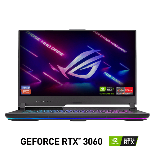 Laptop Gamer Asus ROG STRIX G15 15.6" NVIDIA GeForce RTX 3060, FHD, AMD Ryzen 9 5900HX, 16GB, 512GB SSD, Windows 10 Home, Ingles /R-G513QM-HF220T, Producto Recertificado - 90 Días de Garantía