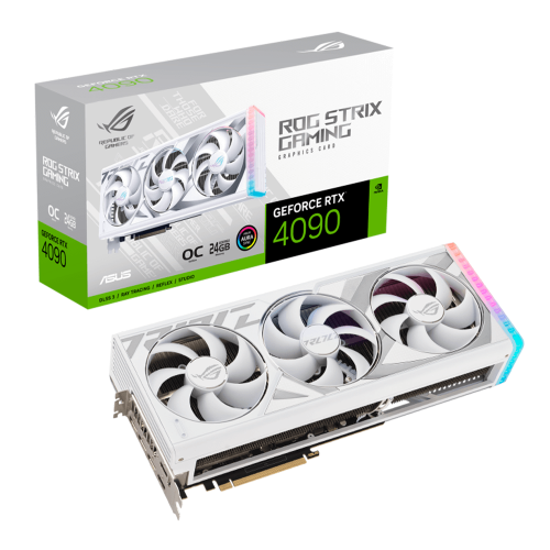 Tarjeta de Video Asus ROG Strix GeForce RTX 4090 OC Edition, ROG-STRIX-RTX4090-O24G-GAMING, Nueva arquitectura Nvidia RTX 4000, PCIe 4.0, 24GB GDDR6X, HDMI/ DP, ROG-STRIX-RTX4090-O24G-WHITE, PROMO ROG