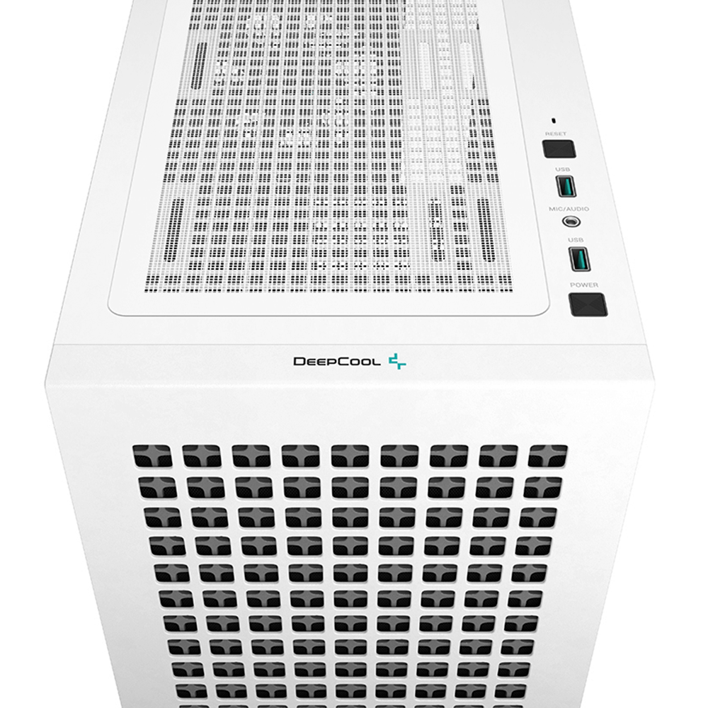 Gabinete Gamer DeepCool CH370, Cristal Templado, Mini-Tower, Micro-ATX/Mini-ITX, USB 3.2, Sin Fuente, 1 Ventilador Instalado, Blanco, R-CH370-WHNAM1-G-1 - Image 5