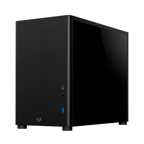 Gabinete Balam Rush Eris Jet, Micro ATX, Cristal Templado, Sin Fuente de Poder, Color Negro, BR-934947