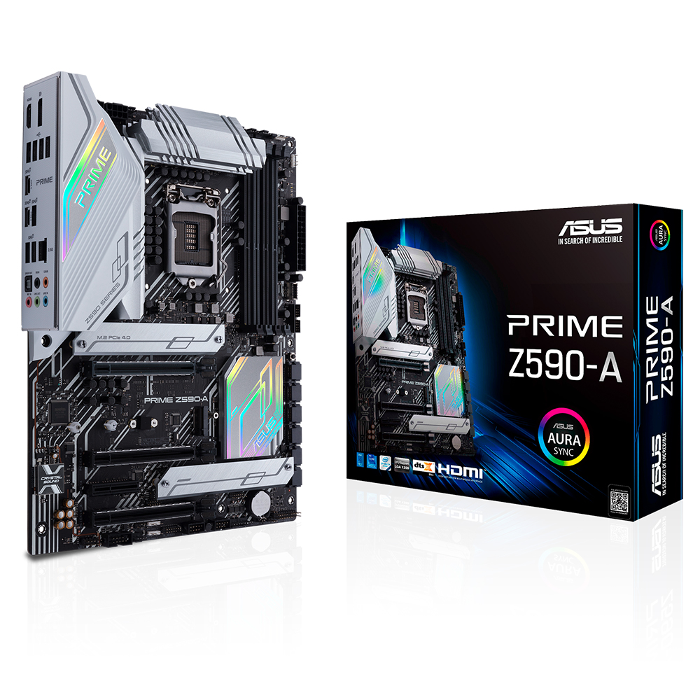 Tarjeta Madre Asus Prime Z590-A, Socket Intel LGA1200, Z590, ATX, DDR4 /
