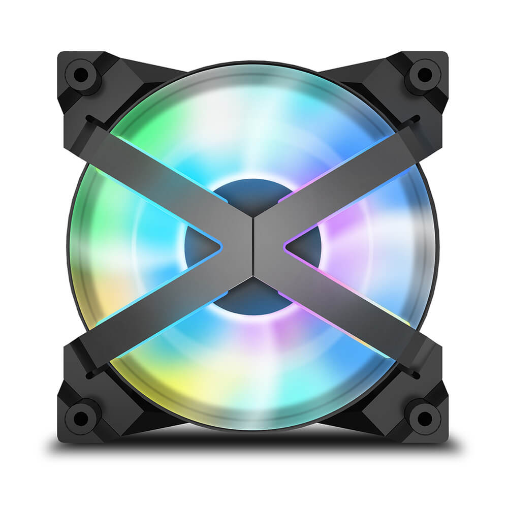 Kit de 3 Ventiladores Deepcool MF120 GT RGB, 3x120mm, Compatibles Aura Sync, DP-GS-F12-AR-MF120GT-3P - Image 4