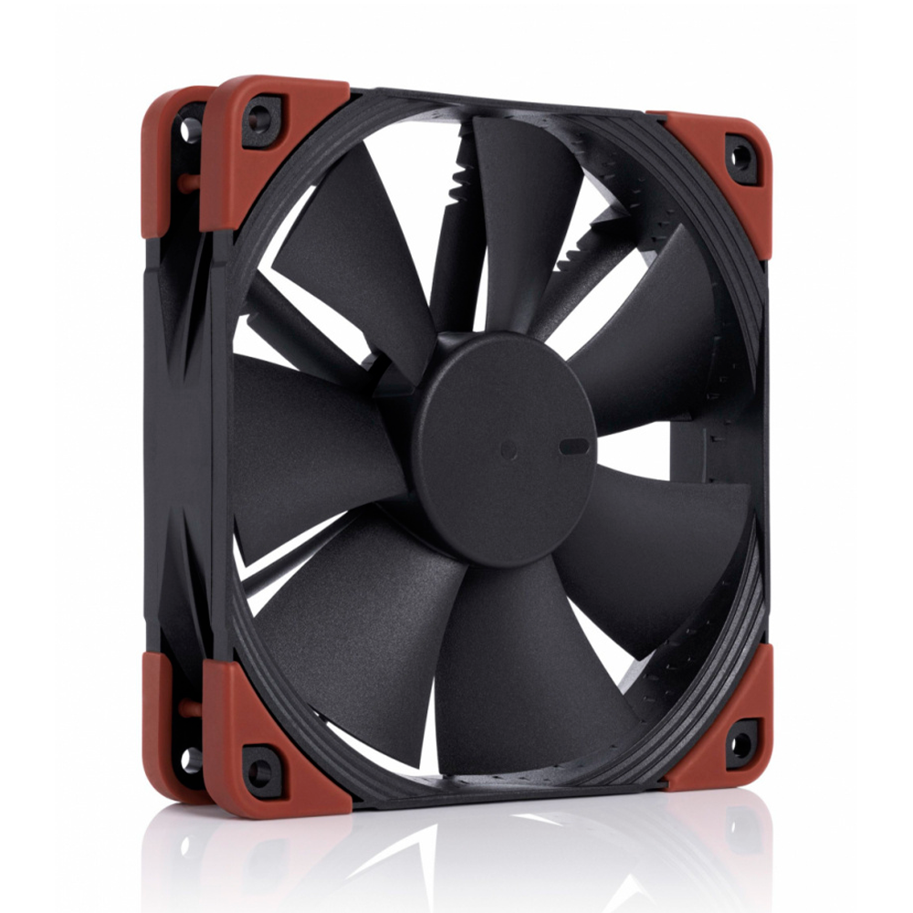 Ventilador Noctua NF-F12 IndustrialPPC, 120mm, 3000RPM, Negro/Café, NF-F12 INDUSTRIALPPC-3000 PWM