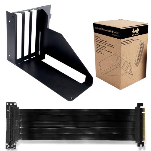 Kit Base + Cable Riser para GPU en Vertical, InWin - IW-PCIE25-SOCKET