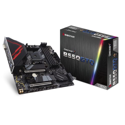 Tarjeta Madre Biostar B550GTQ, AM4, AMD RYZEN 3000 SERIES, Micro ATX