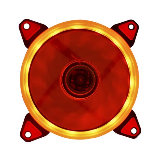 Ventilador Naceb Ring Rojo 120mm para gabinete NA-0921R