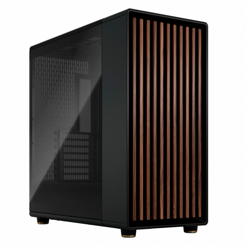 Gabinete Fractal Design NORTH XL, Midi-Tower, ATX/E-ATX/Mini-ITX/Micro-ATX, Cristal Templado, USB 3.0, Sin Fuente, 3 Ventiladores Instalados, Negro, FD-C-NOR1X-02