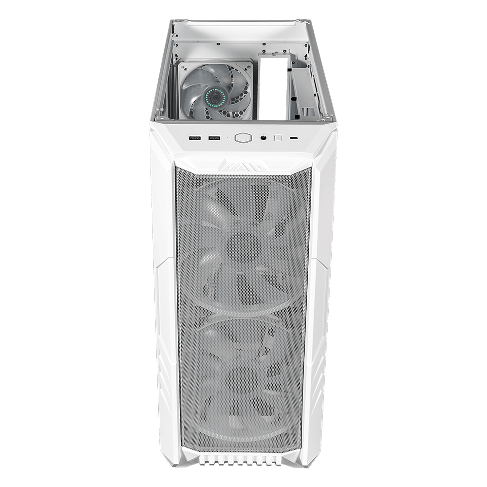 Gabinete Cooler Master HAF 500 White, Cristal Templado, H500-WGNN-S00 - Image 3