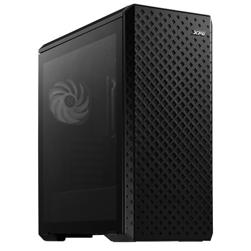 Gabinete XPG DEFENDER PRO Black, Cristal Templado, ARGB LED, ATX, USB 3.0, 3 Ventiladores ARGB Vento 120mm, Audio HD - DEFENDER PRO-BKCWW