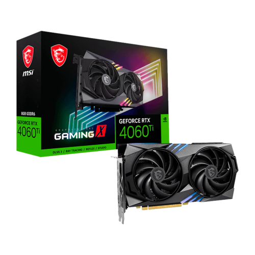 Tarjeta de Video MSI Geforce RTX 4060 TI Gaming X 8GB GDDR6, 128 bits, 912-V515-022