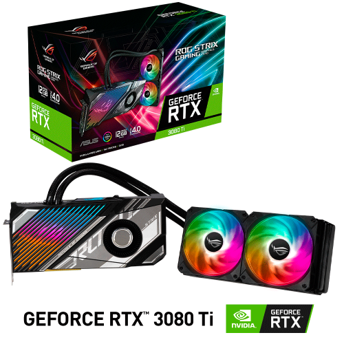 Tarjeta de Video Nvidia GeForce RTX 3080 TI, ASUS ROG STRIX LC, ROG-STRIX-LC-RTX3080TI-12G-GAMING, 3 AÑOS DE GARANTIA NACIONAL