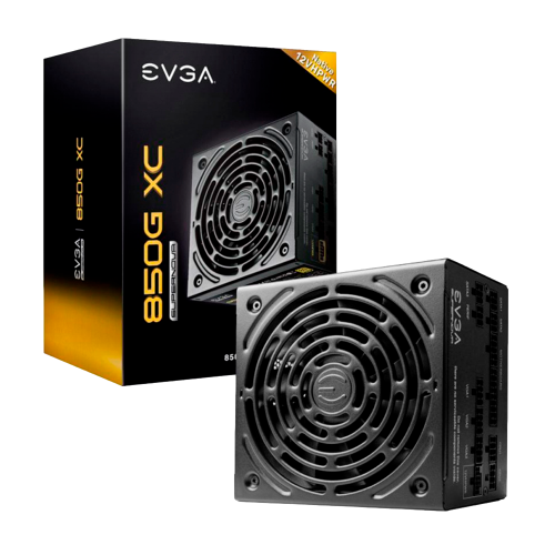 Fuente de Poder EVGA SuperNOVA 850G XC 80 PLUS Gold, Modular, 24-pin ATX, 12VHPWR, 850W, 520-5G-0850-K1