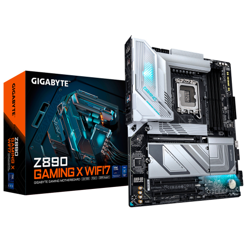 Tarjeta Madre Gigabyte Z890 GAMING X WIFI7, ATX, LGA1851, Intel Z890, Up to 256GB DDR5, Intel® Core™ Ultra Series 2 Ready, HDMI/DP para Intel, Z890 GAMING X WIFI7