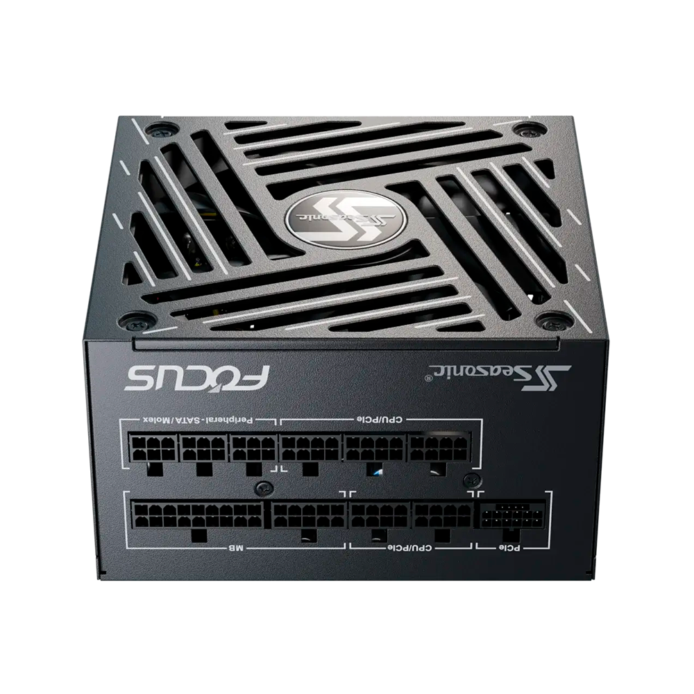 Fuente de Poder Seasonic Focus GX-10000 (ATX3), 1000W 80+ Gold, Completamente modular, Bajo ruido, Condensador japonés premium, Black, FOCUS GX-1000 BLACK - Image 4