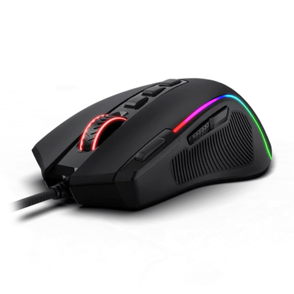 Mouse Gamer Redragon Predator M612 RGB, Alámbrico, Negro, 5 modos de Retroiluminación, M612-RGB/ NAVIDAD - Image 2